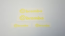Brembo Caliper Decals - Full Set - Fluro Lime Green