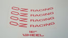 OZ Racing 18" Rim Decals