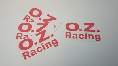 OZ Racing square/straight Centre Cap decals