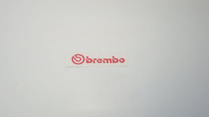 Brembo Caliper Decals - Rear - Red