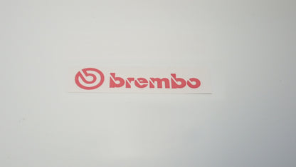 Brembo Caliper Decals - Front - Red