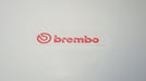 Brembo Caliper Decals - Front - Red
