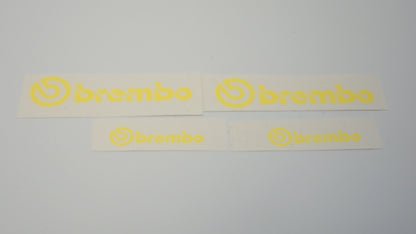 Brembo Caliper Decals - Full Set - Fluro Yellow