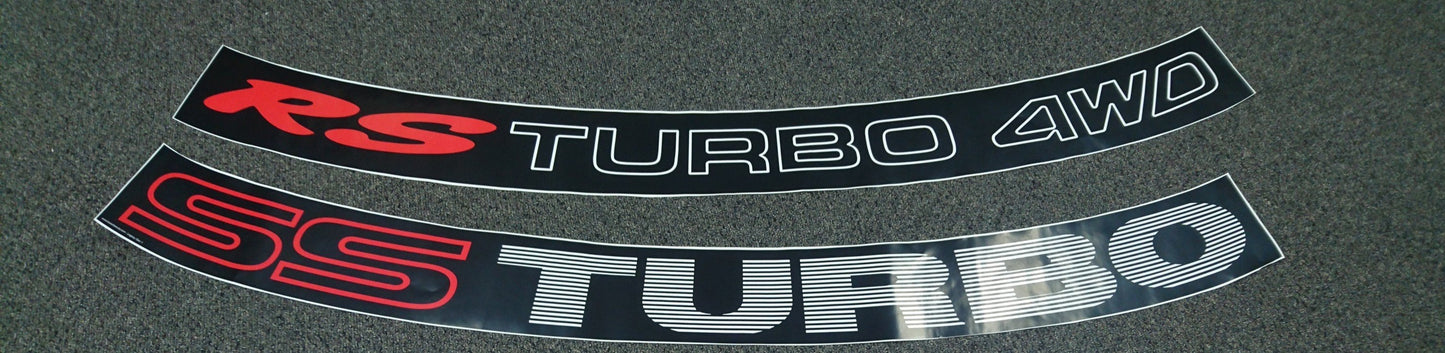 RS TURBO Gen 1 Windscreen Banner