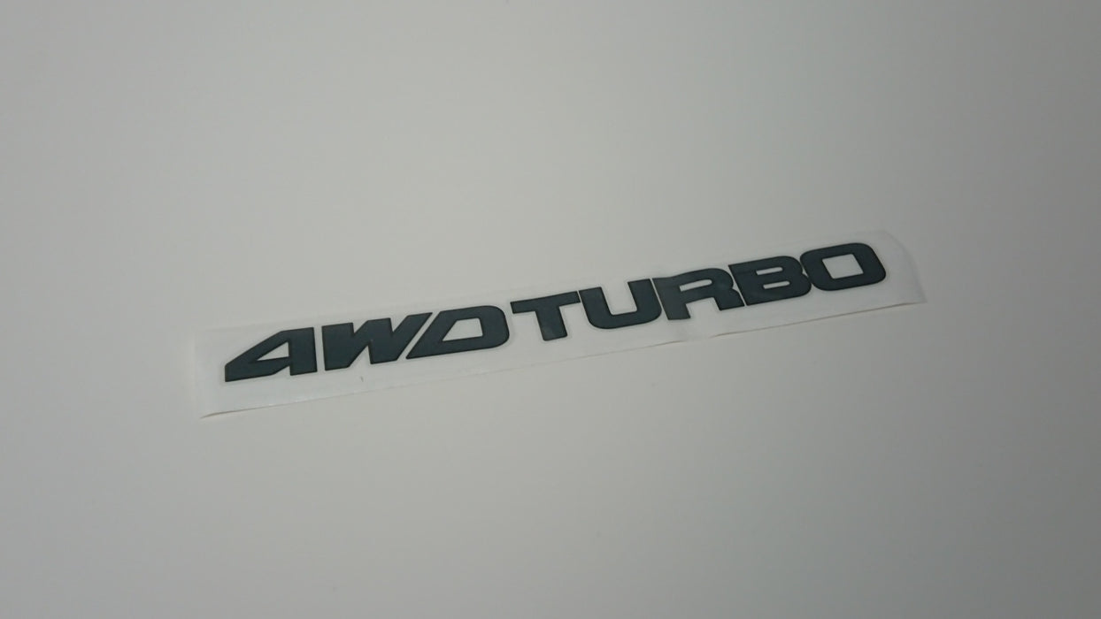 Rear tailgate Vortex/XT/Alcyone 4WD Turbo sticker