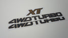 Gold and black Vortex/XT/Alcyone large side stickers