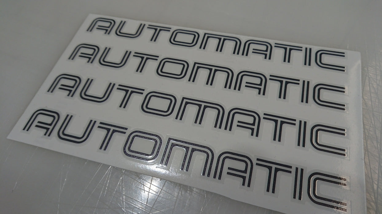 XT/Vortex/Alcyone Automatic Tailgate/Trunk Stickers