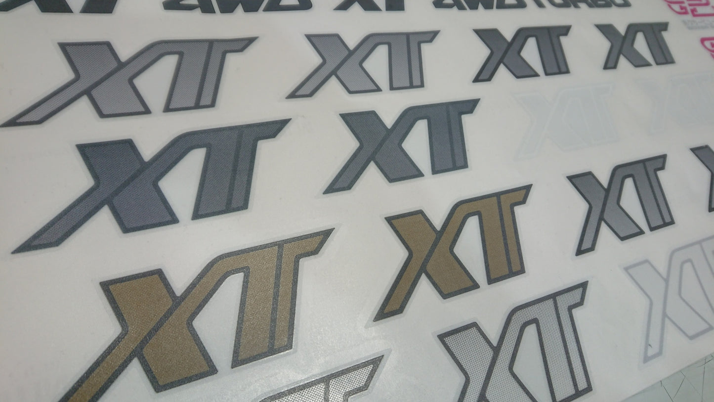 XT/Vortex/Alcyone XT and 4WD TURBO Stickers and Sets