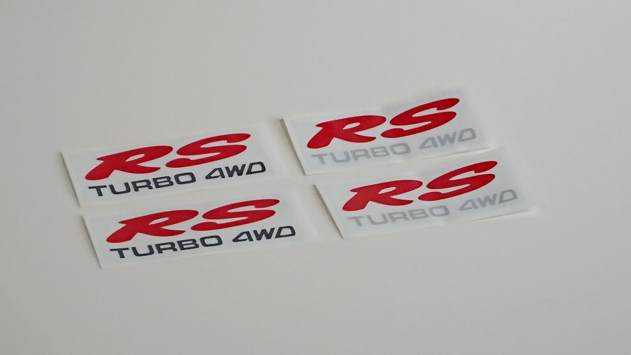 G1S1 Legacy RS TURBO 4WD Tailgate/Boot Sticker