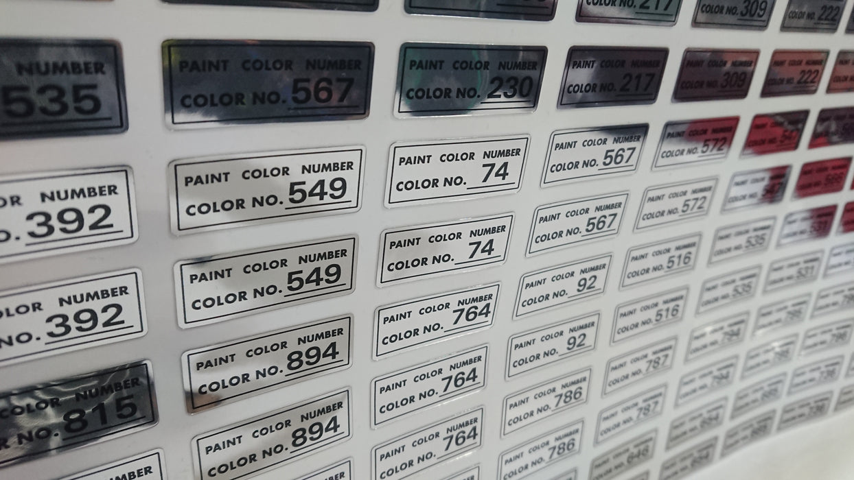 Subaru Paint Codes