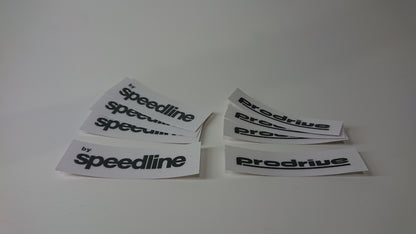 Prodrive and Speedline Wheel Decals