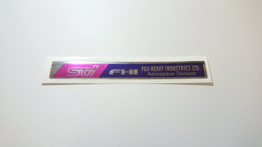 STI FHI Aerospace Division Carbon Fibre Strut Bar Sticker