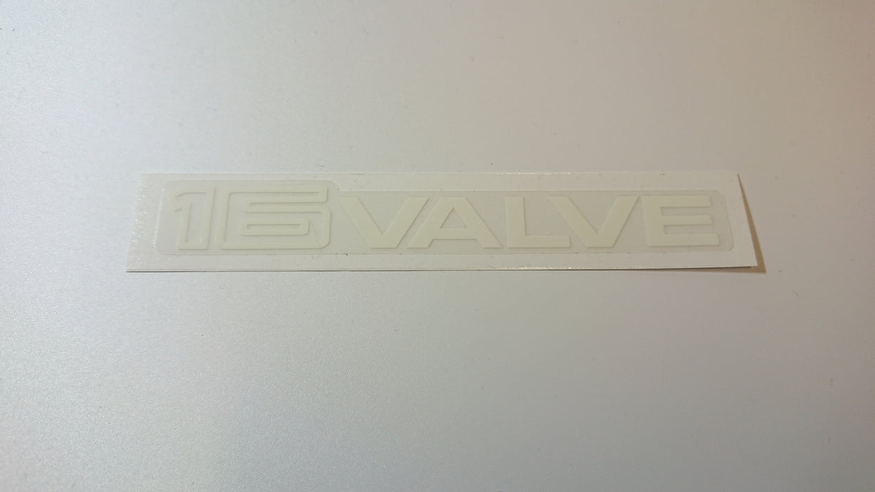 16VALVE 1st Gen Legacy/Liberty Window Stickers (white backed)