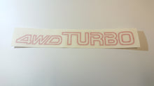 4WD TURBO Leone Front Bumper Sticker/Decal