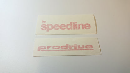 Speedline and Prodrive Reproduction Wheel Decals and Stickers