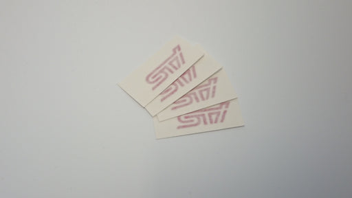 New STI Small Wheel Decals Logo