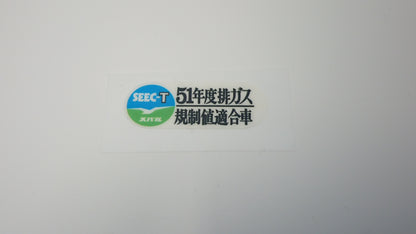 SEEC-T JDM Reverse Glass Sticker