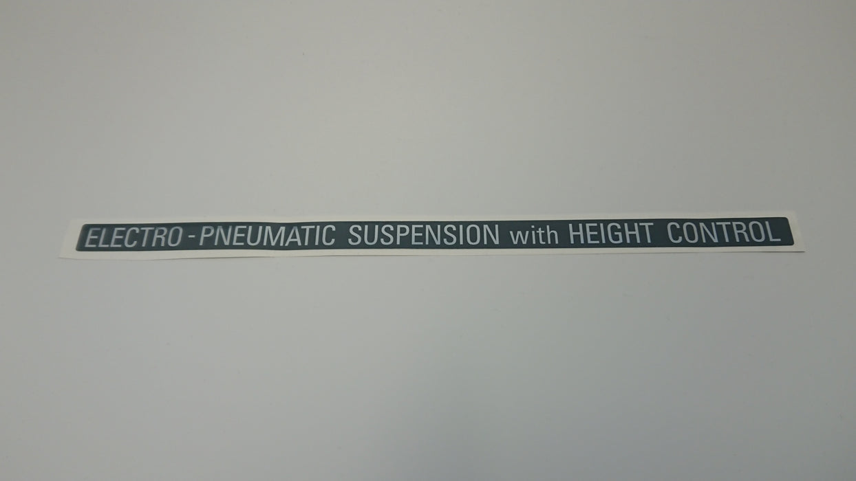 Leone ELECTRO-PNEUMATIC SUSPENSION with HEIGHT CONTROL Story Sticker