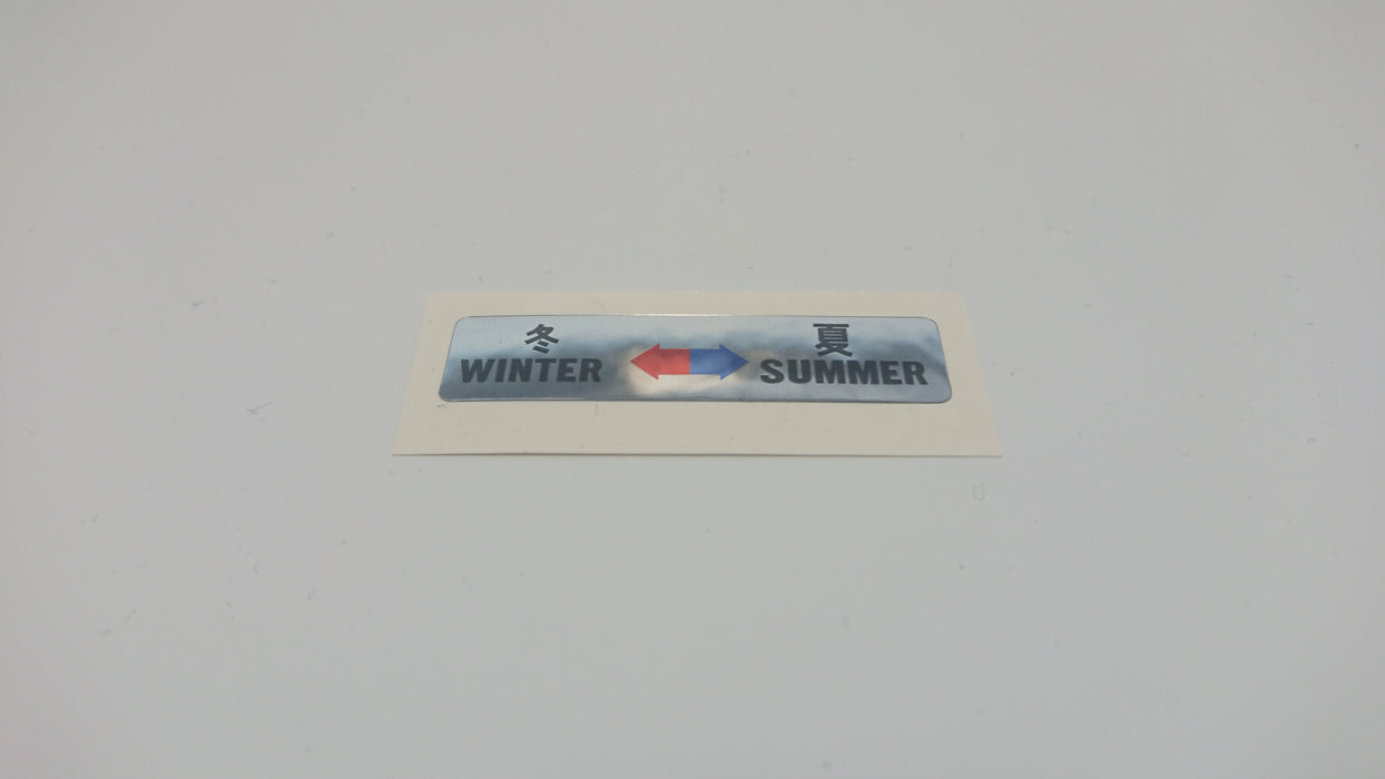 Coloured WInter Summer Switch Indicator