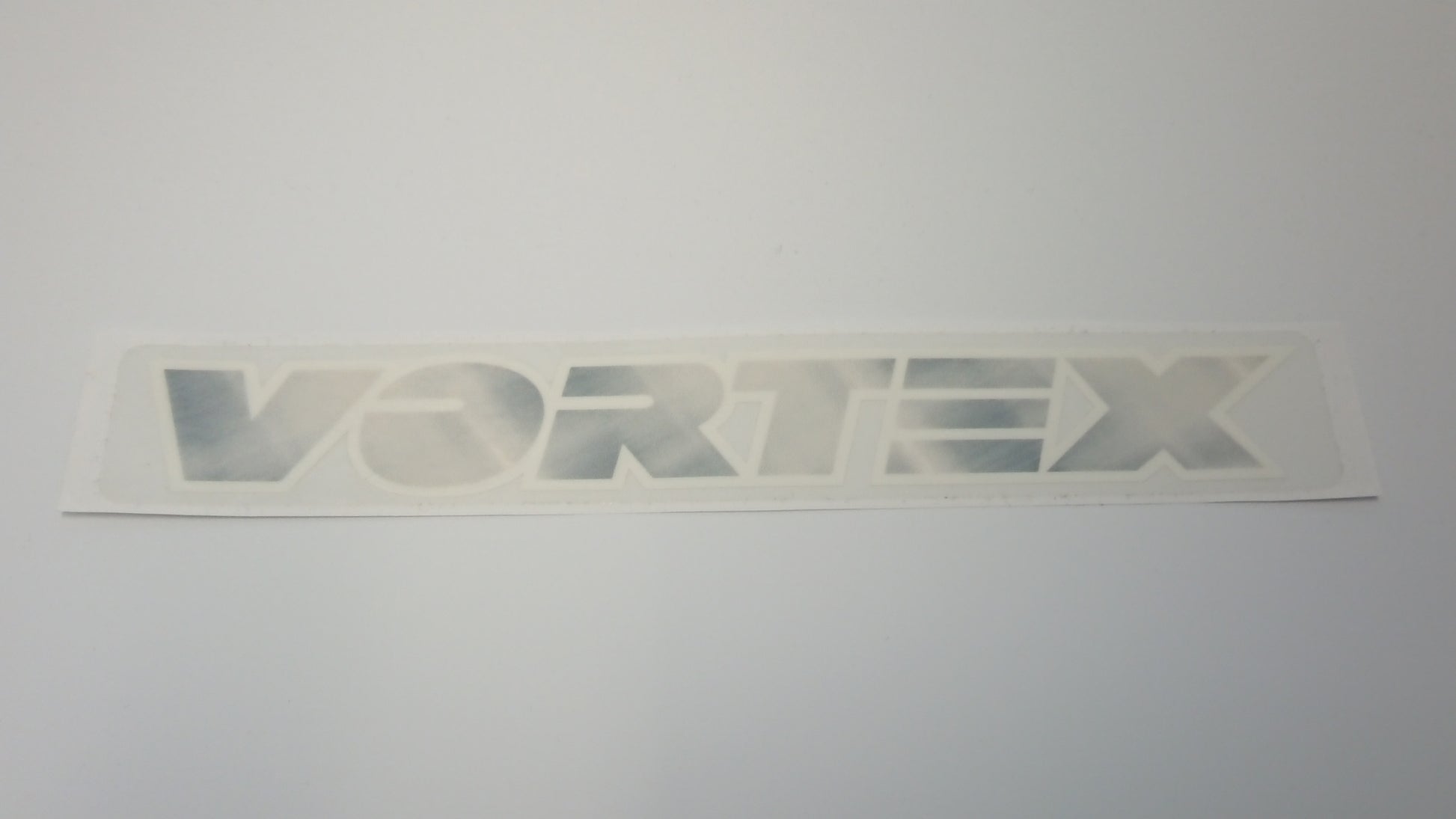 Vortex Tailgate/Trunk Brushed Print White Line Rectangle