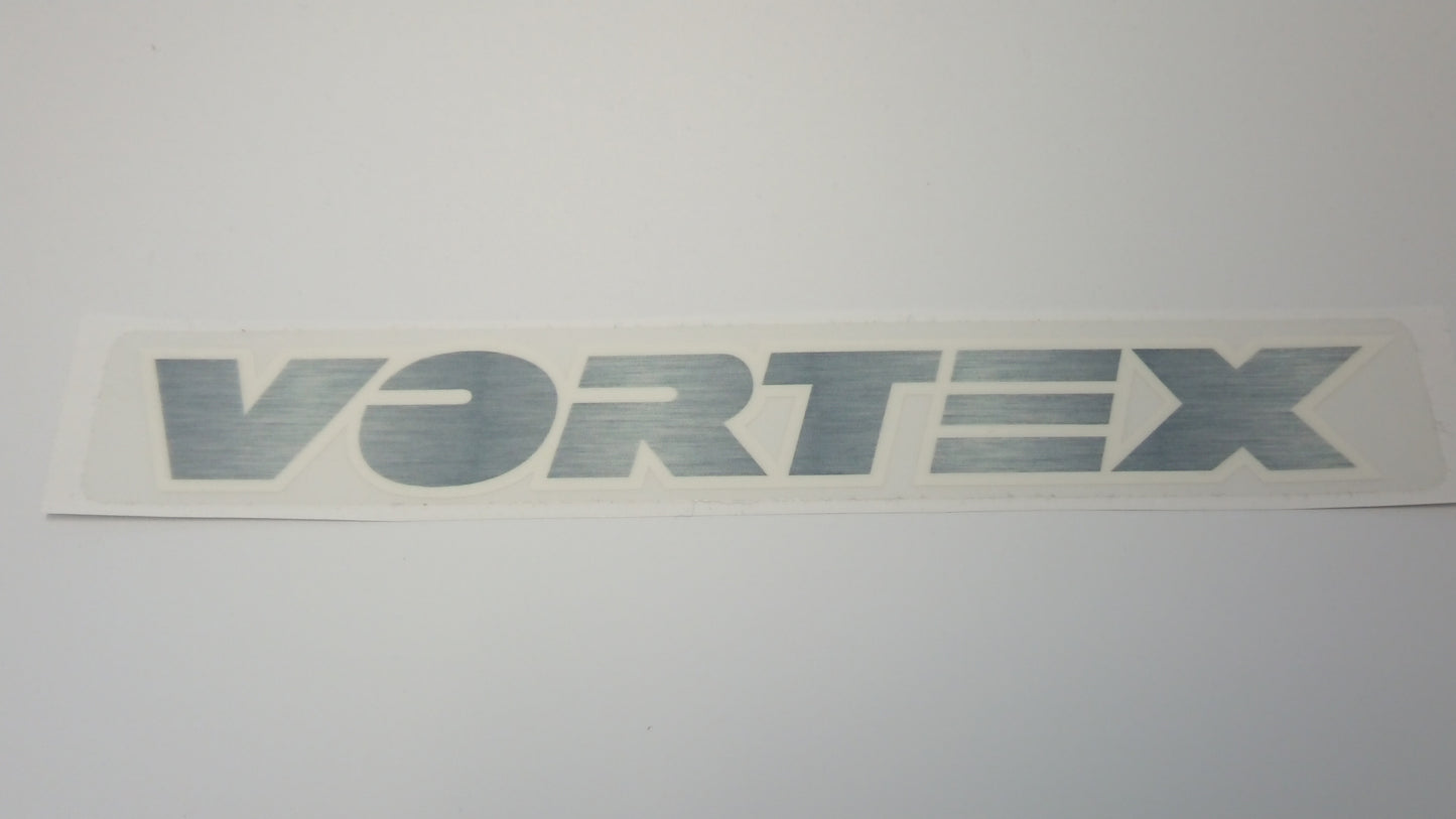 Vortex Tailgate/Trunk Brushed Print White Line Rectangle