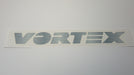 Vortex Tailgate/Trunk Brushed Print White Line Rectangle