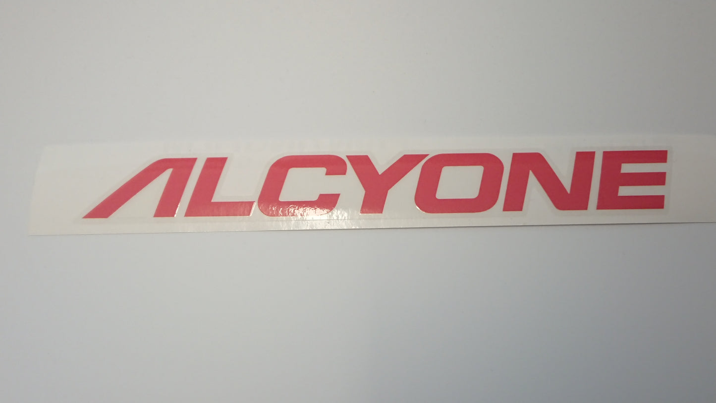 XT/Alcyone/XT6/Vortex Red Tailgate Sticker