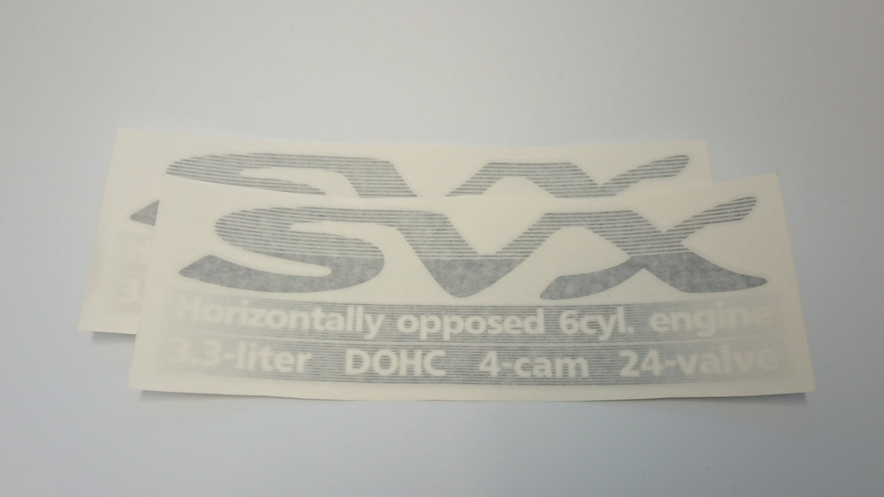 SVX Stripe Charcoal Large Story White Text