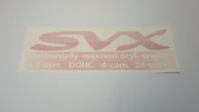 SVX Stripe Red Story White Text