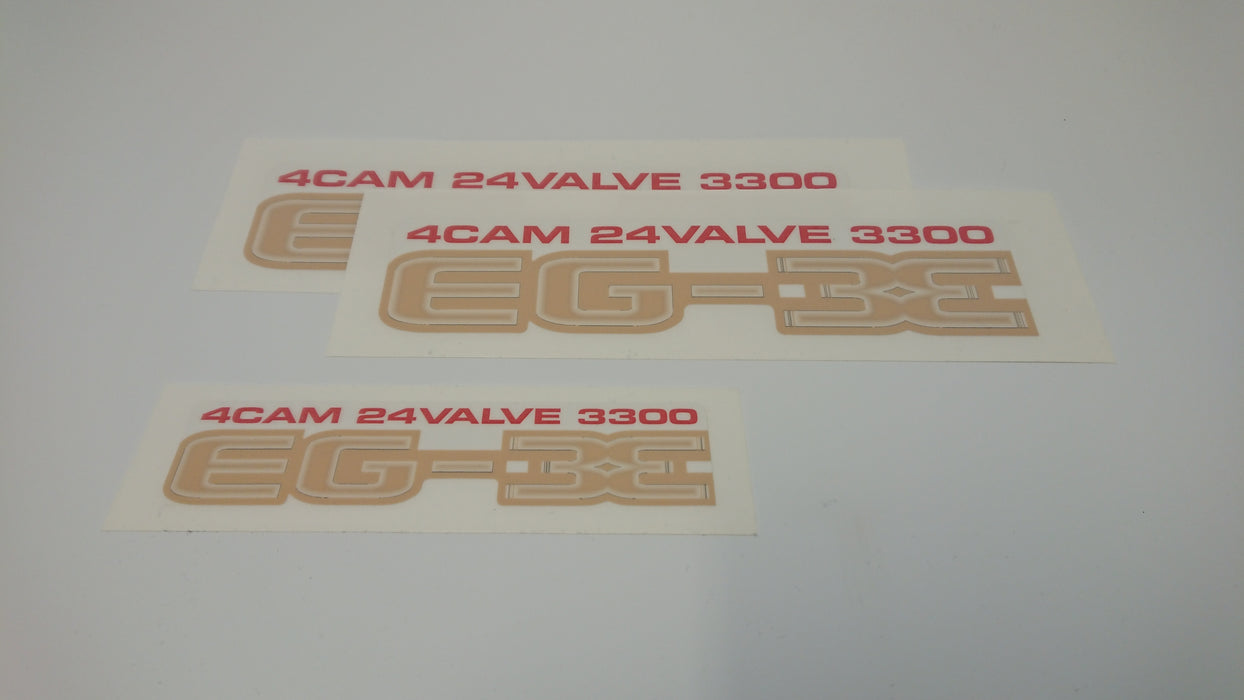 SVX EG-33 Sticker Set - Gold