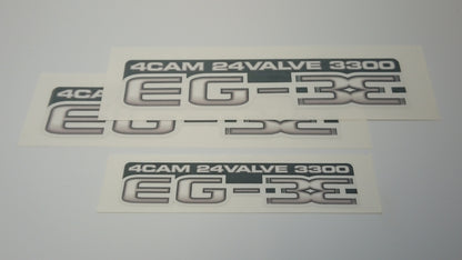 SVX EG-33 Sticker Set - Black/White