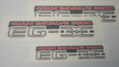SVX EG-33 Sticker Set - Black/Red