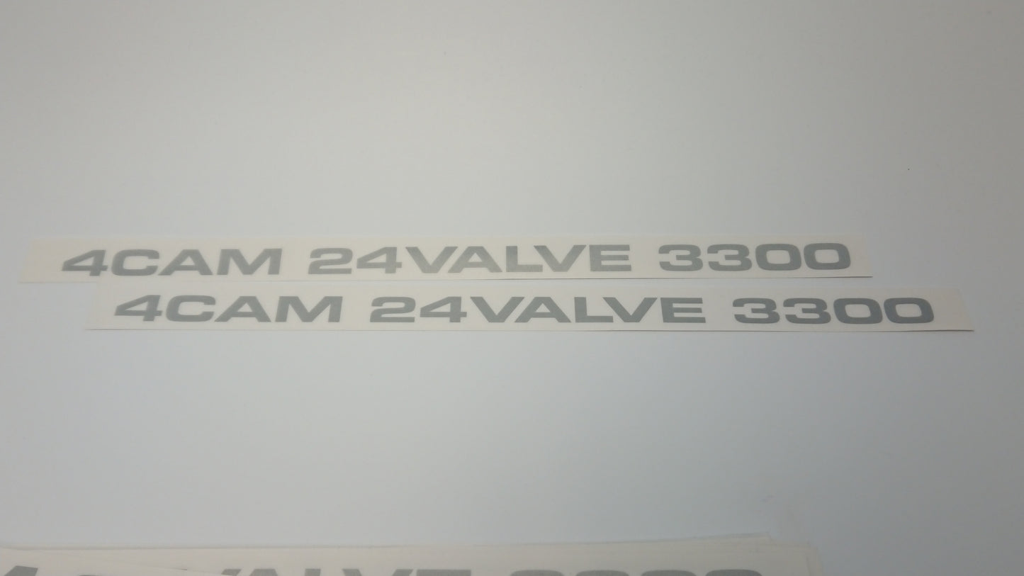 4Cam 24Valve 3300 SVX "Story" decals - Silver