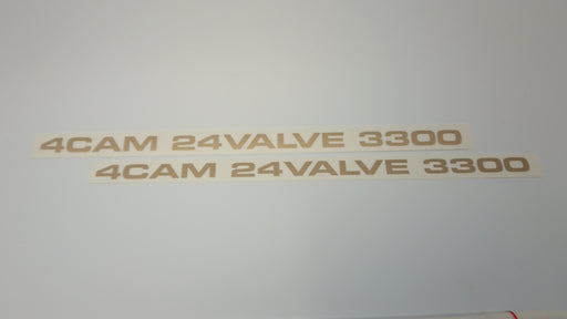 4Cam 24Valve 3300 SVX "Story" decals - Gold