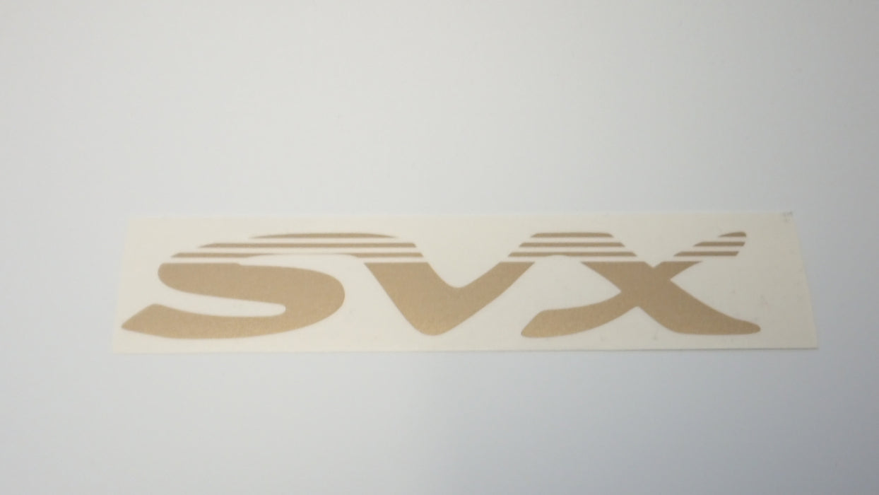 SVX Logo/Motif Decal - OEM Top Stripe - Gold