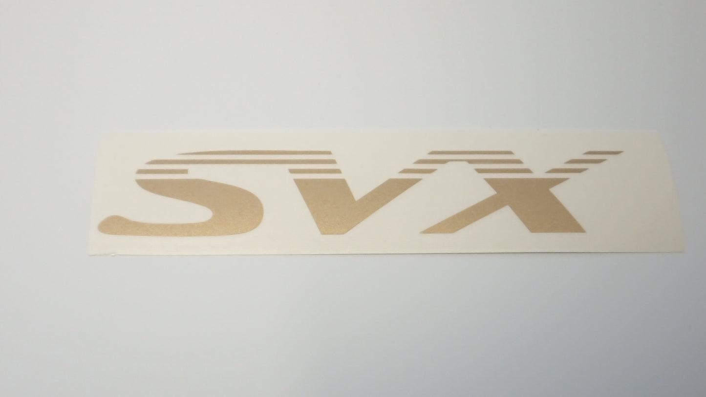 SVX Logo/Motif Decal - Original Concept - Gold