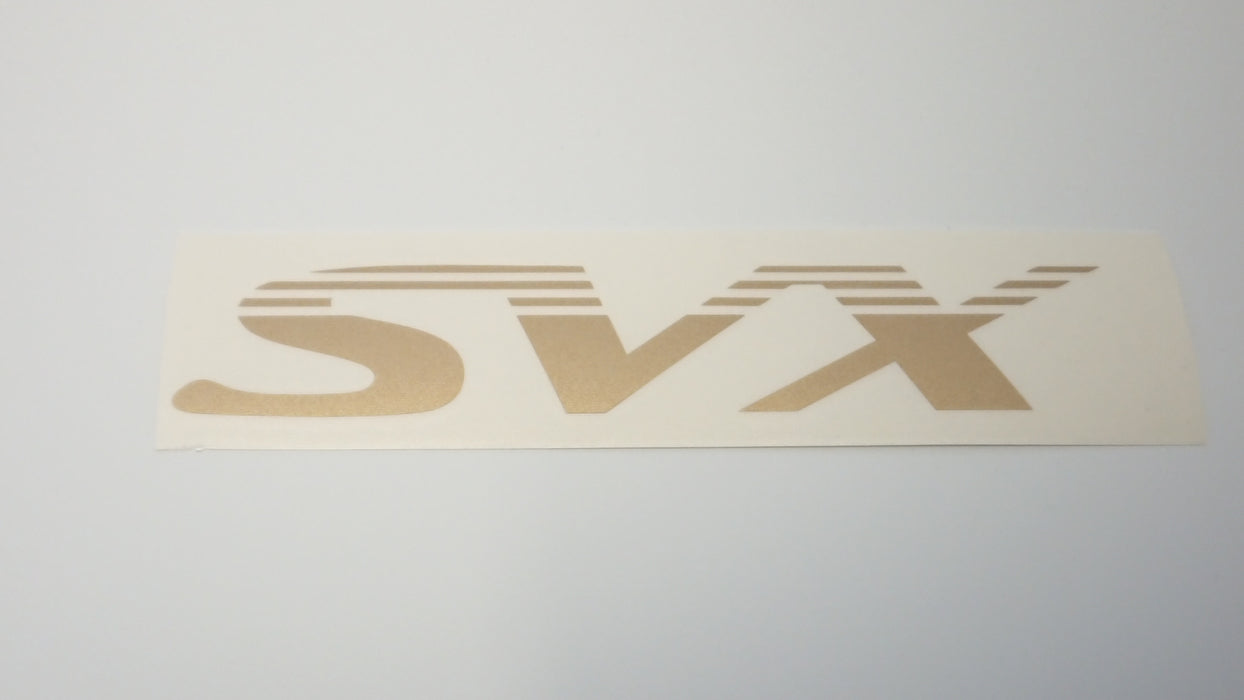 SVX Logo/Motif Decal - Original Concept - Gold