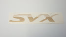 SVX Logo/Motif Decal - Original Concept - Gold