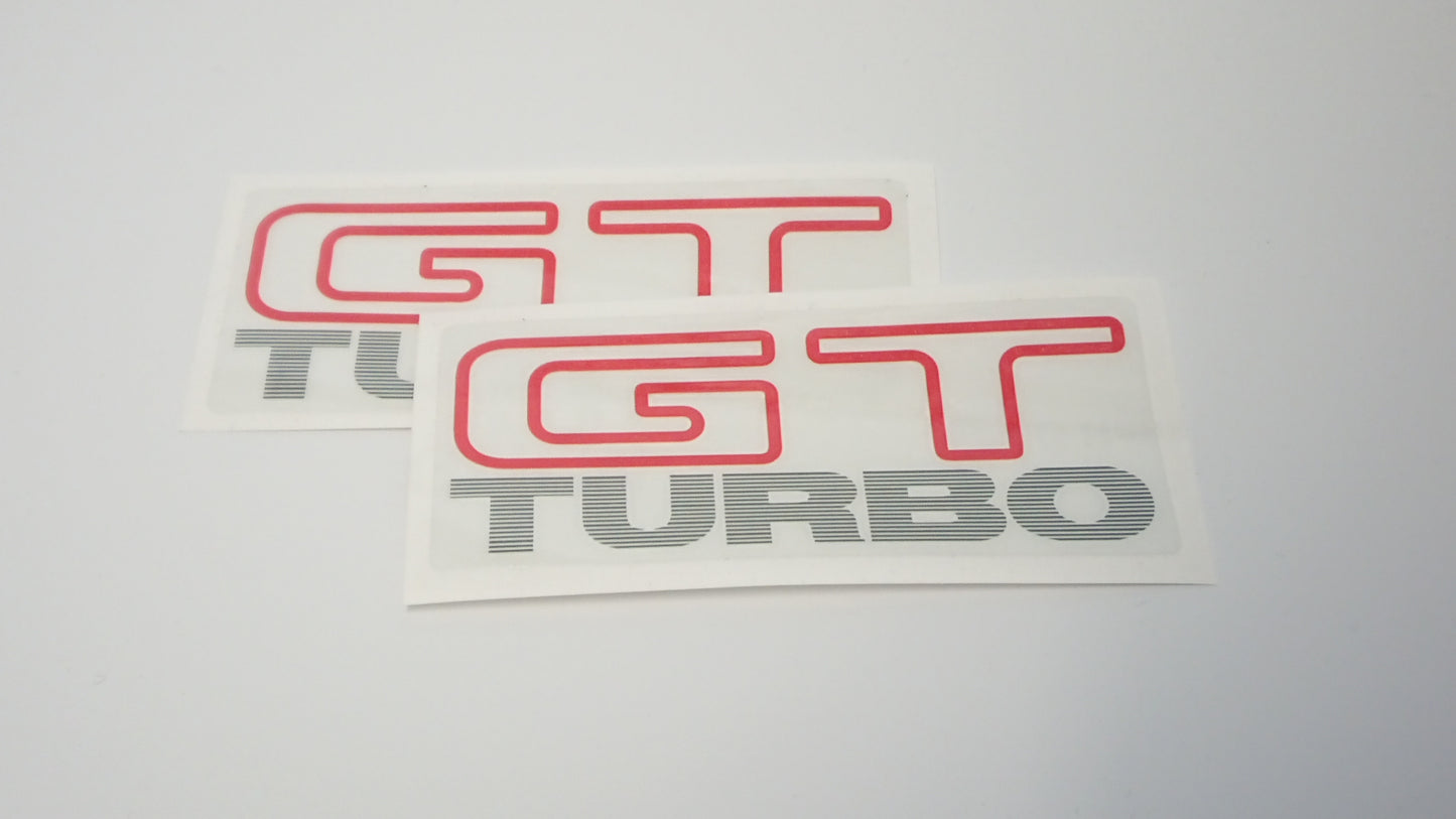 GT LEGACY and GT TURBO Quarter Panel Stickers - UV Printed Pair