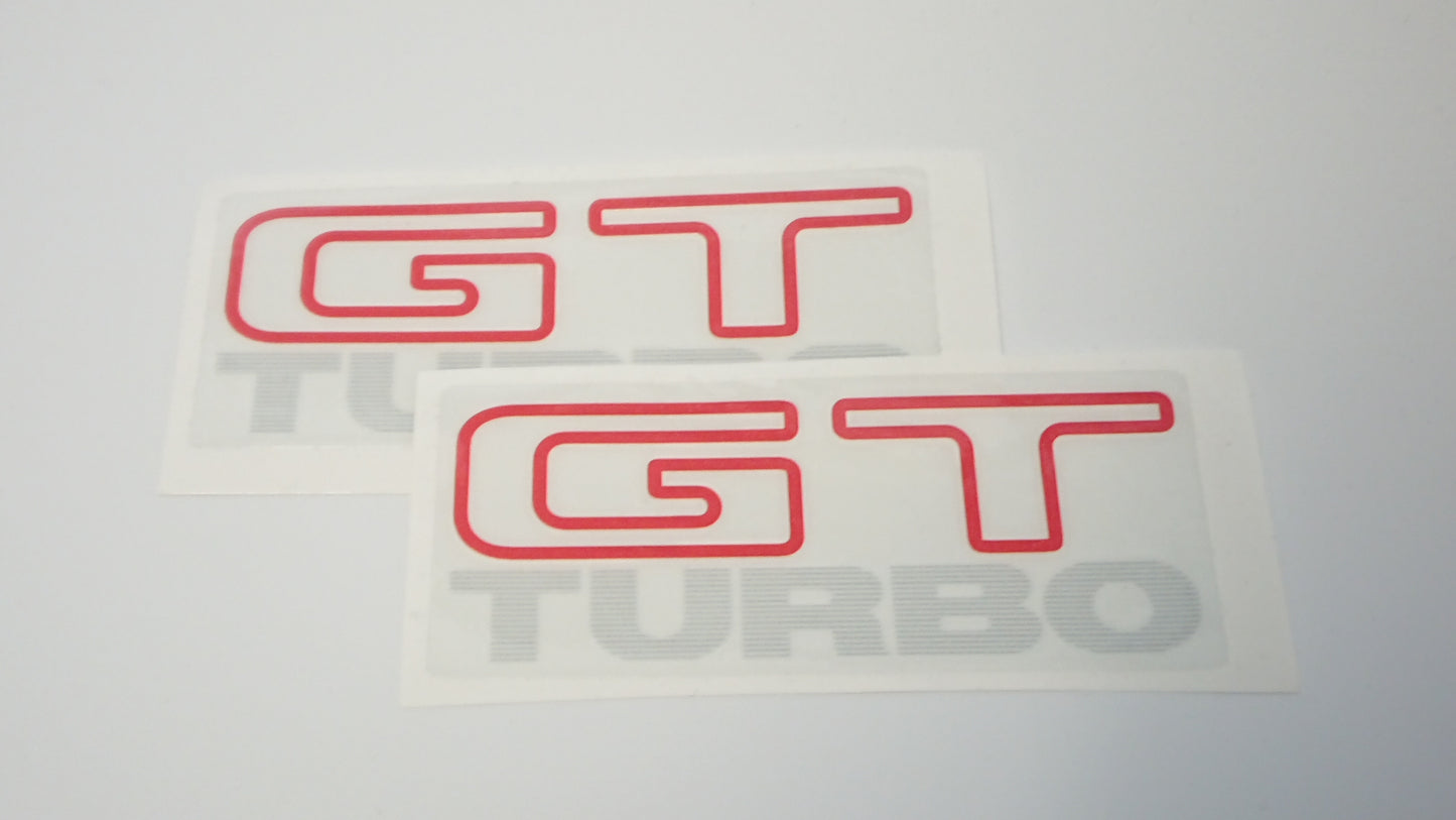 GT LEGACY and GT TURBO Quarter Panel Stickers - UV Printed Pair