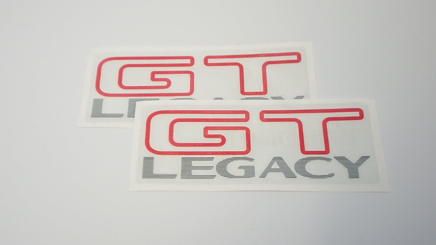 GT LEGACY and GT TURBO Quarter Panel Stickers - UV Printed Pair