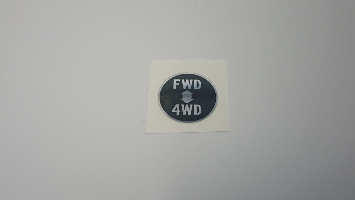 Early Gen Brumby/Brat/MV 4WD FWD Drive Selector Sticker