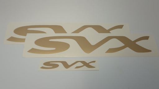 SVX Logo/Motif Decal Set - Solid - Gold