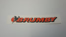 Brumby 1st Gen Tailgate Sticker Clear Orange Version
