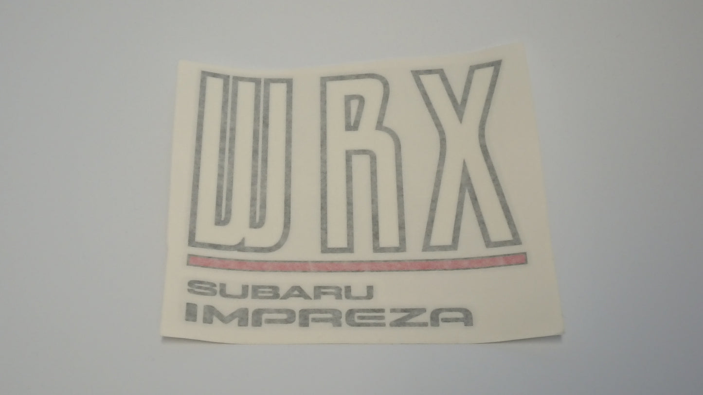 Subaru Impreza WRX "Tall" Tailgate Stickers, Dark