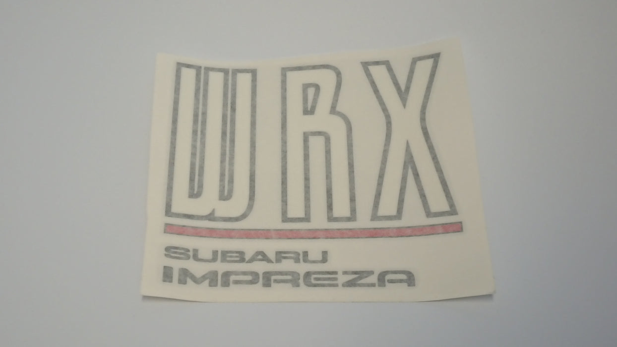 Subaru Impreza WRX "Tall" Tailgate Stickers, Dark