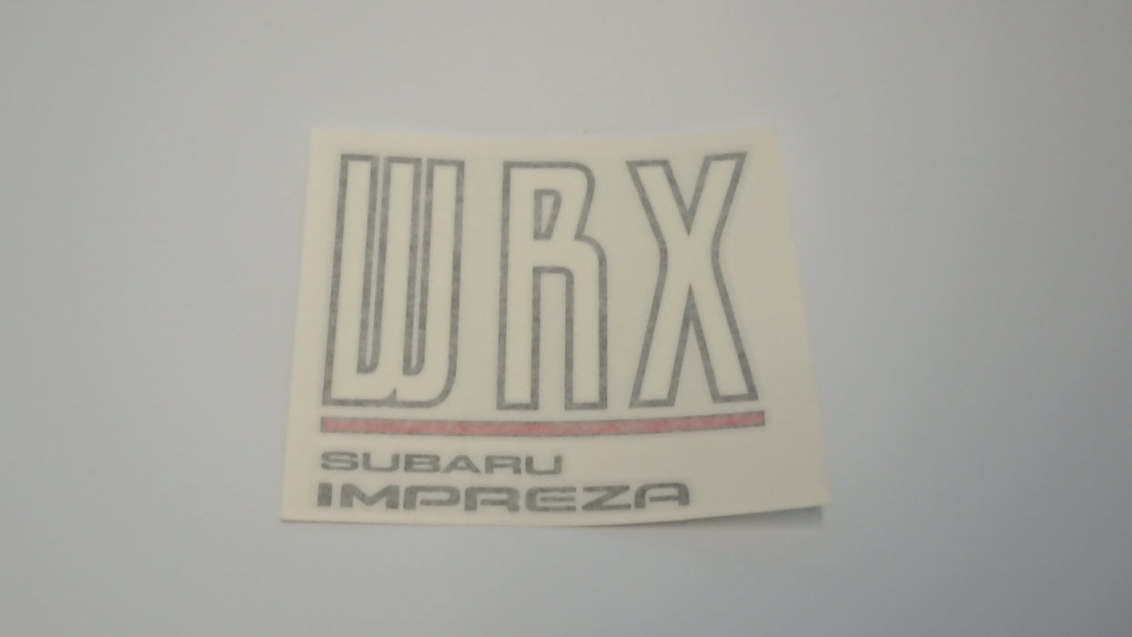 Subaru Impreza WRX "Tall" Tailgate Stickers, Dark Small