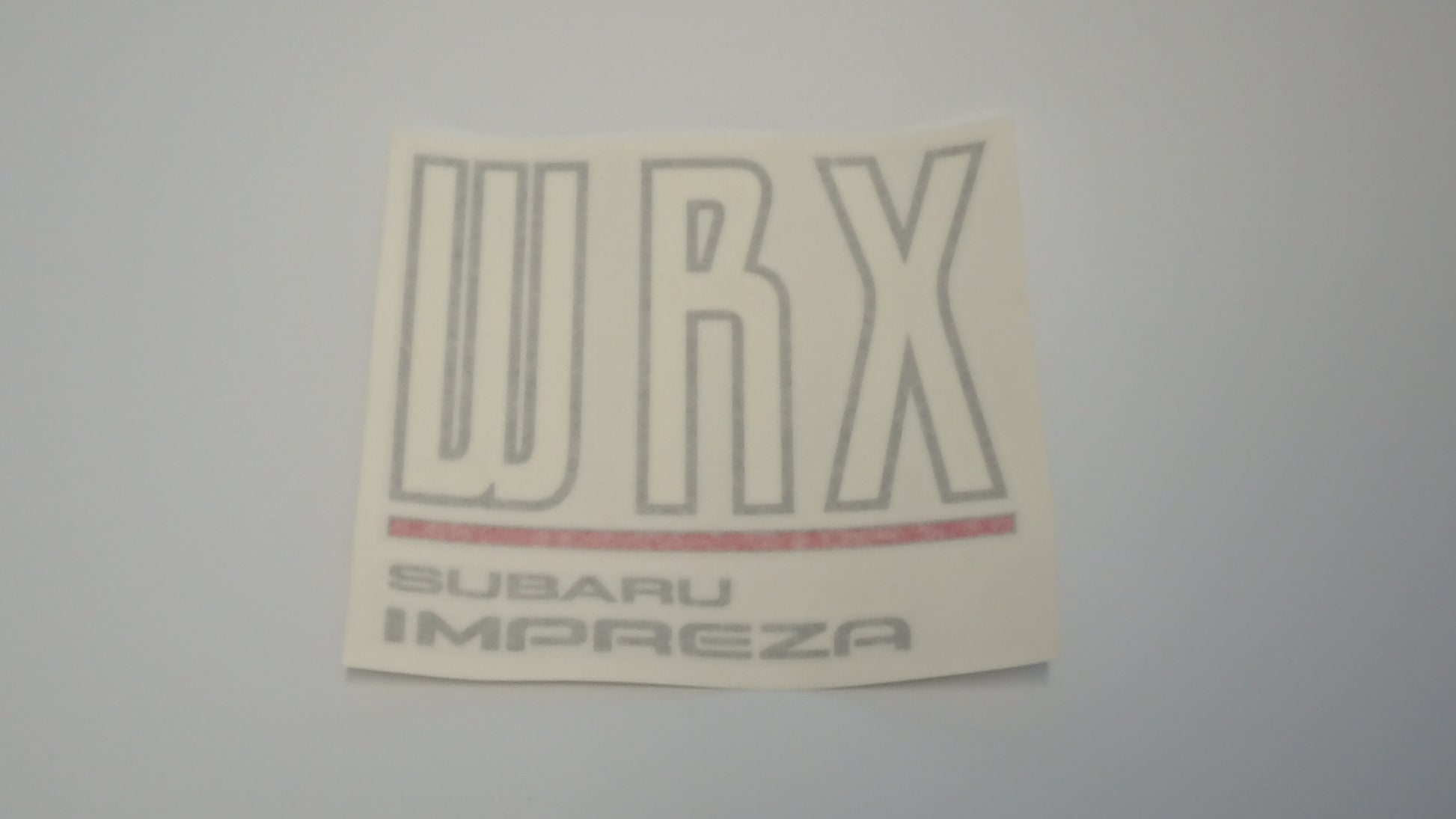Subaru Impreza WRX "Tall" Tailgate Stickers, Light Small