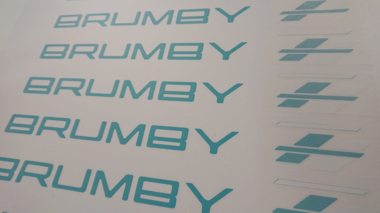 Brumby Teal Tailgate with white