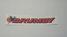 Brumby 1st Gen Tailgate Sticker Clear Red Version